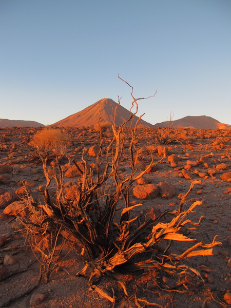 Sunset Atacama desert.